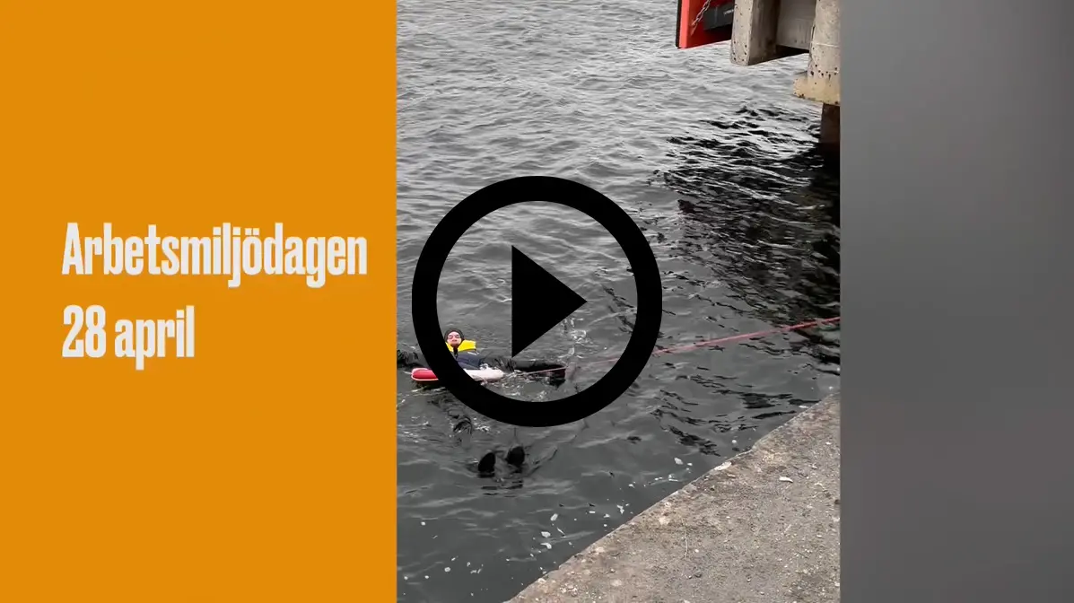 Klicka på bilden för att se en film från arbetsmiljödagen