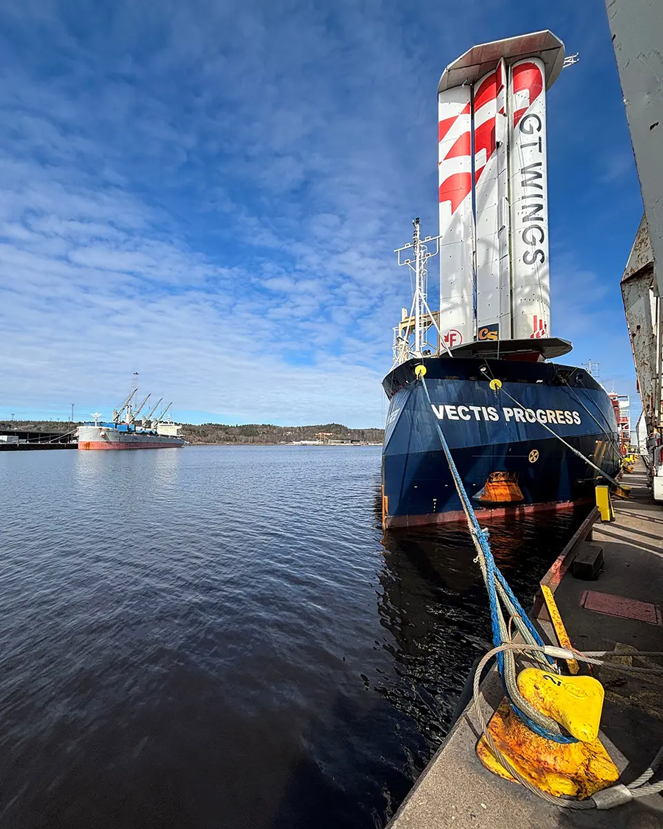fartyget vectis progress vid kaj i Uddevalla hamn.
