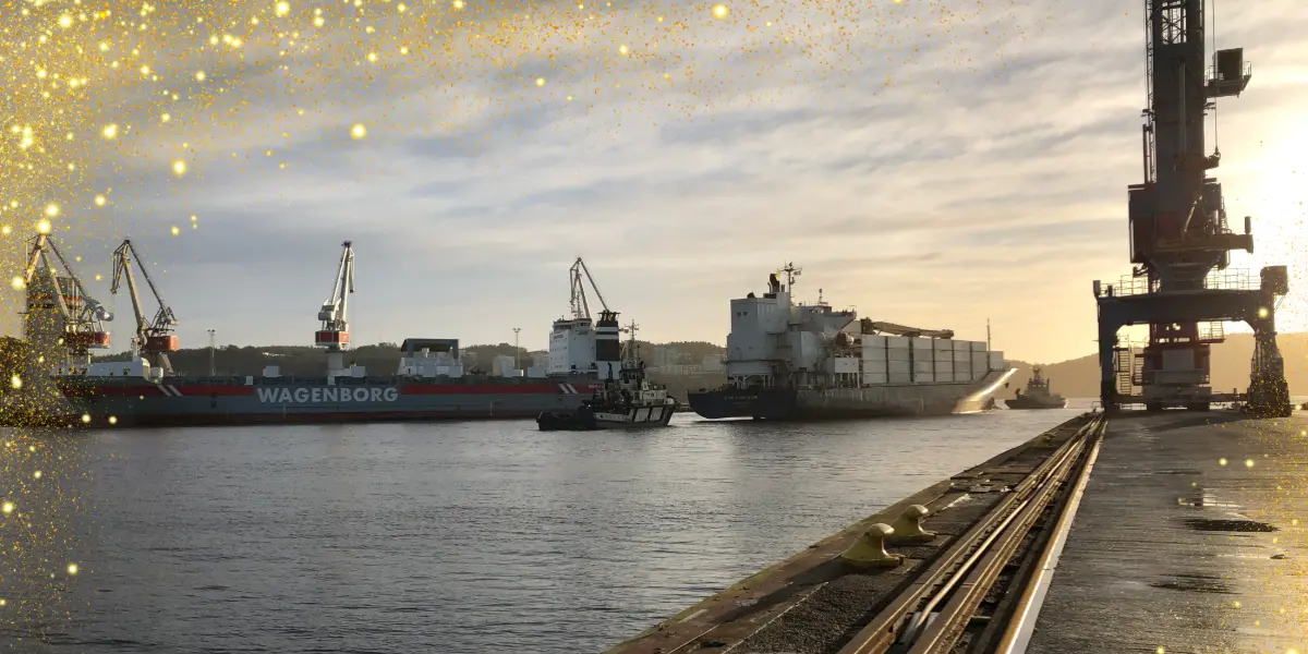 Glad Lucia önskar Uddevalla hamn!