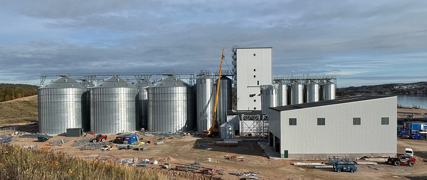 Lantmännen is building a landmark silo facility in Uddevalla