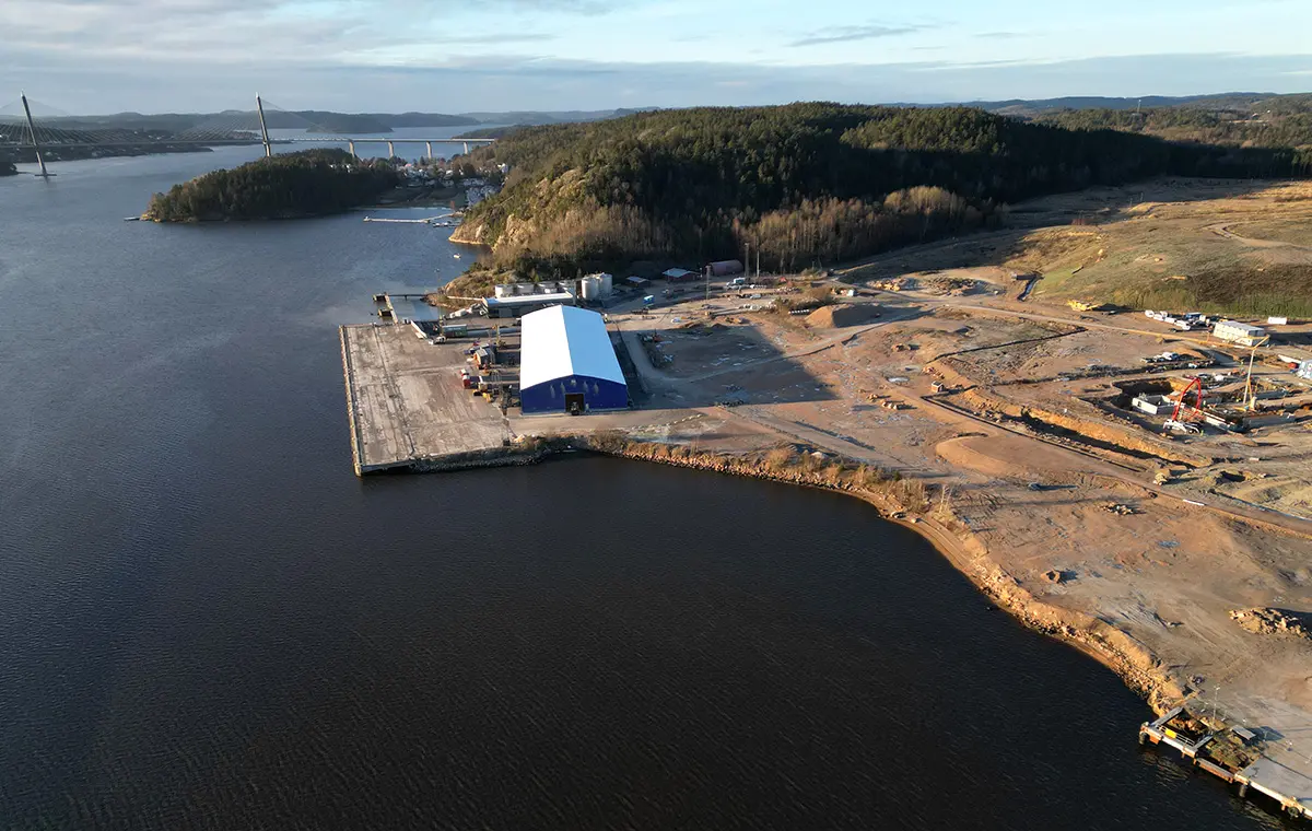Västra hamnen i Uddevalla hamn