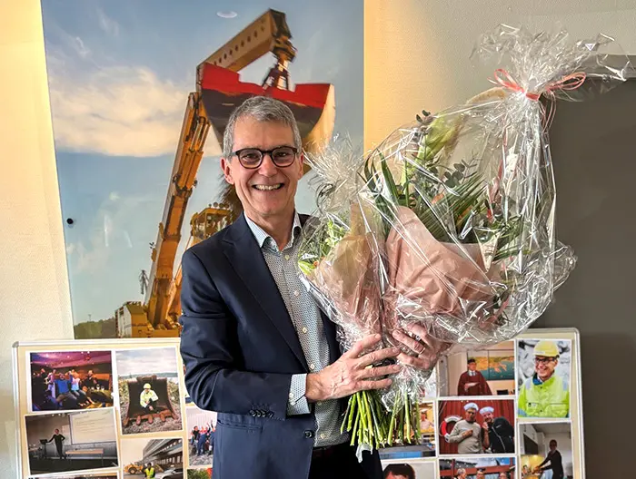 Ulf Stenberg avtackas som VD för Uddevalla Hamnterminal.
