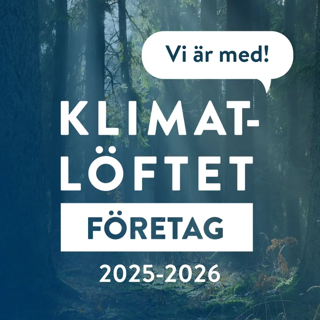 Vi har antagit Klimatlöftet 2025-2026.
